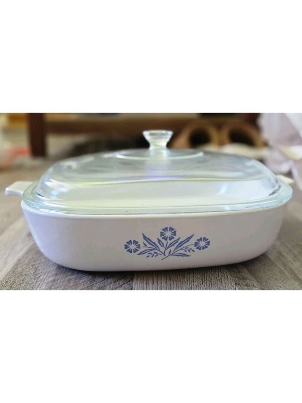 Corning Ware Vintage Blue‎ Cornflower 10 inch Casserole Dish P-10 Made in Canada